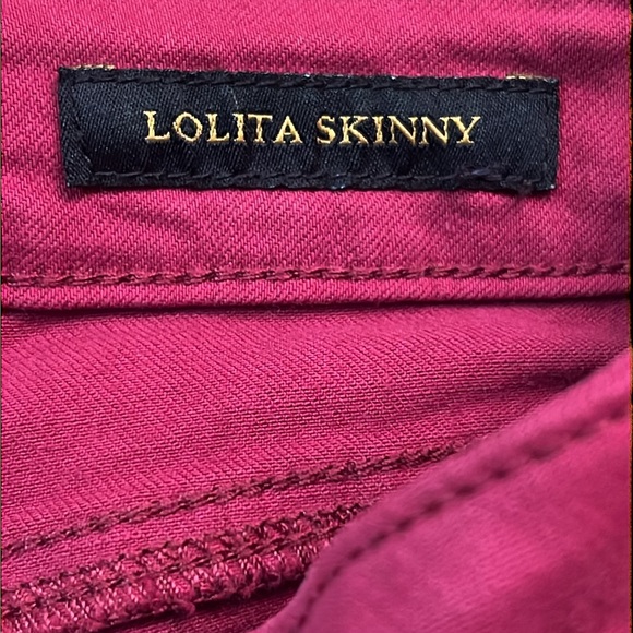 Lucky Brand Lolita Skinny Dark Pink Jeans, 8/29A - Picture 5 of 7